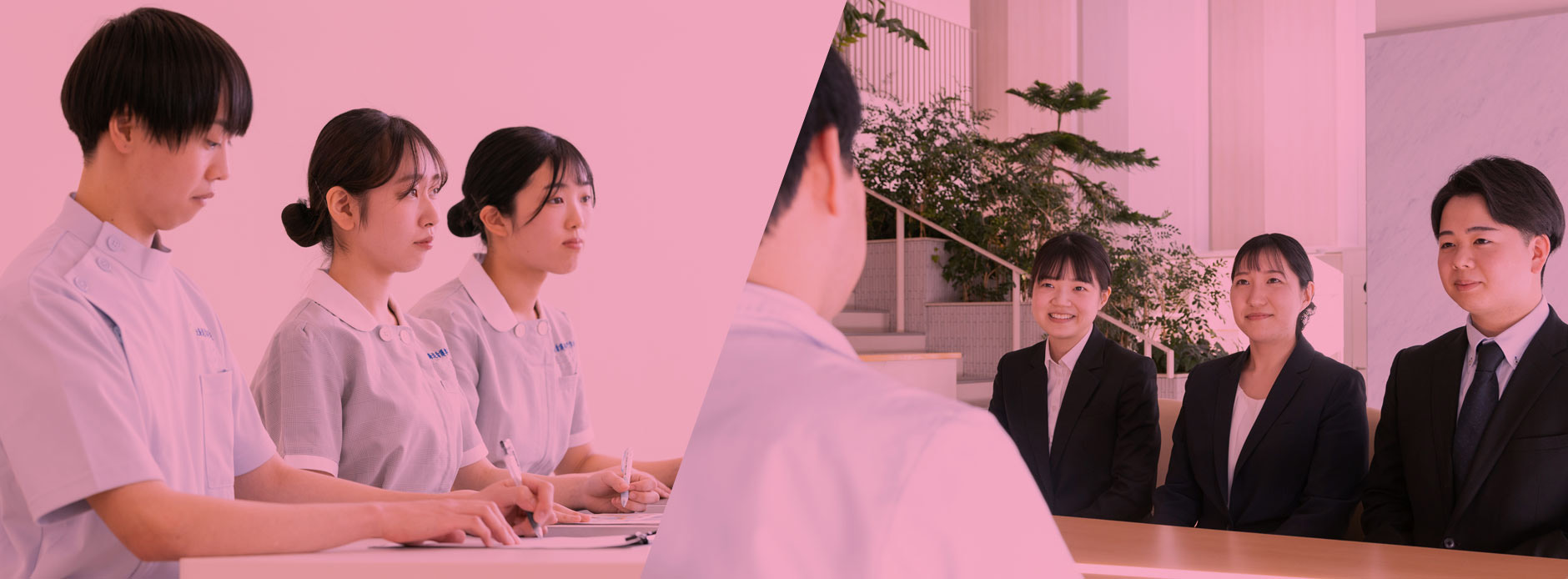 生徒の横顔